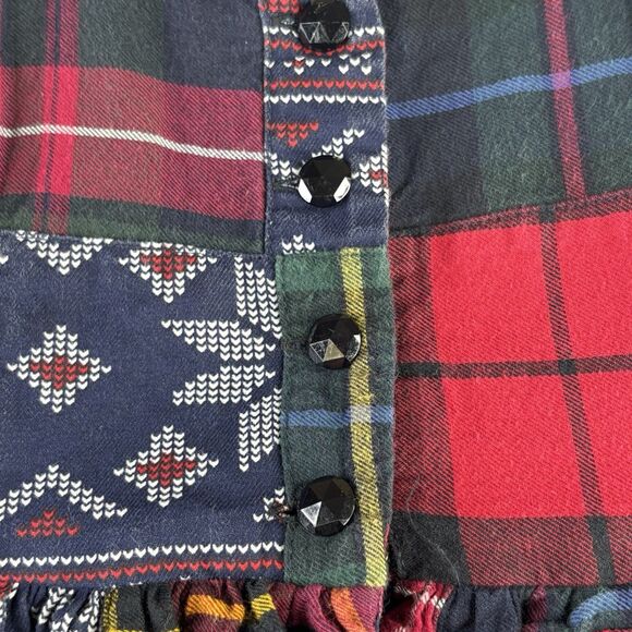 Ralph Lauren Girls Dress 4T Tartan Plaid‎ Patchwork Cotton Red Sleeveless Lined - Picture 7 of 14